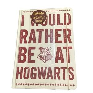 Genuine Harry Potter Hogwarts Slogan Hardback Journal Notebook Paper‎ Note Pad